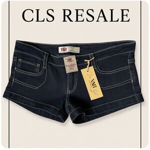 YMI Women's Dark Blue Jean Shorts